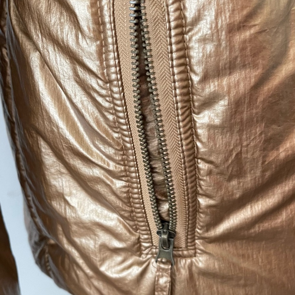Just Cavalli Gold Puffer Jacket - Picture 4 of 16
